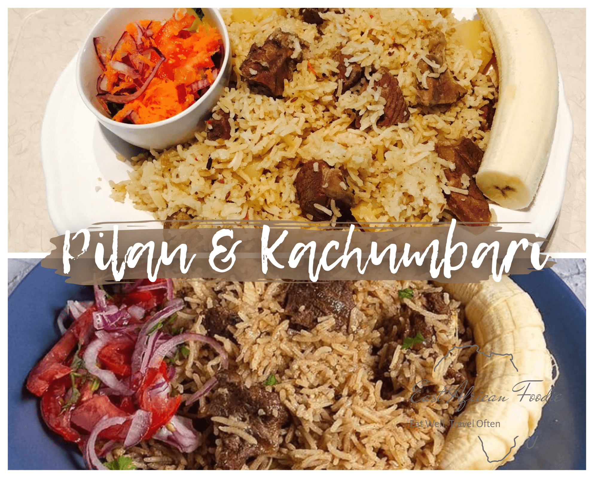 Dar es Salaam pilau and kachumbari