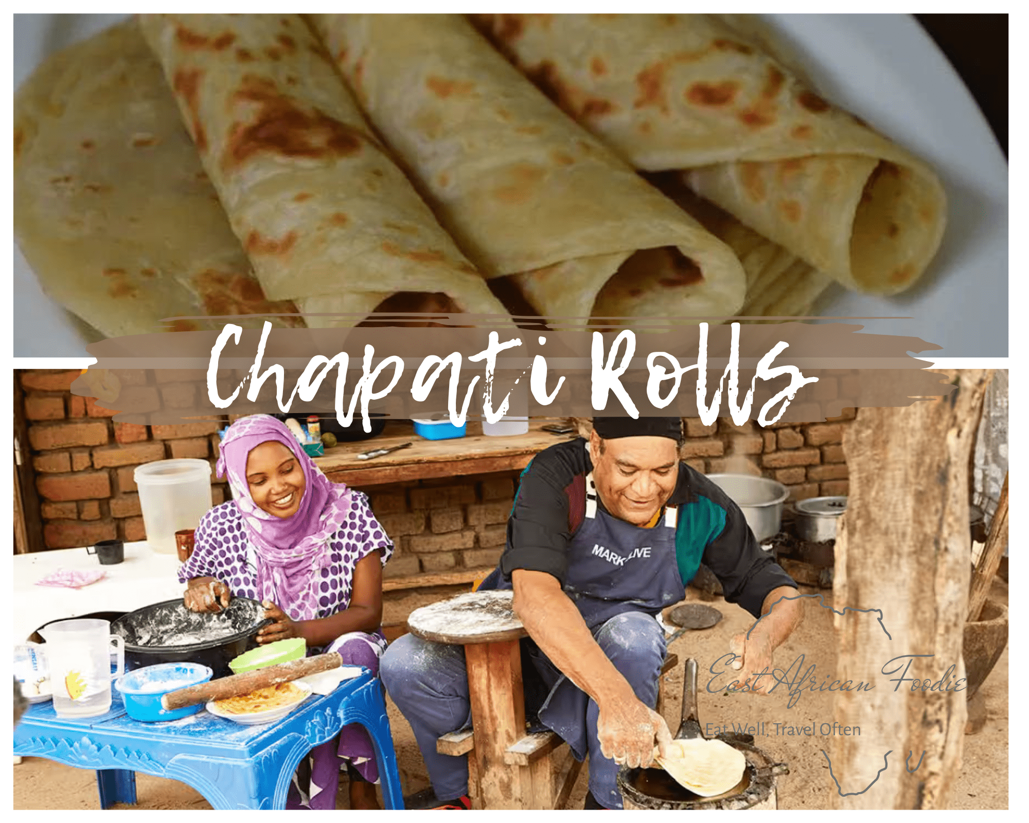 Dar es Salaam chapati rolls