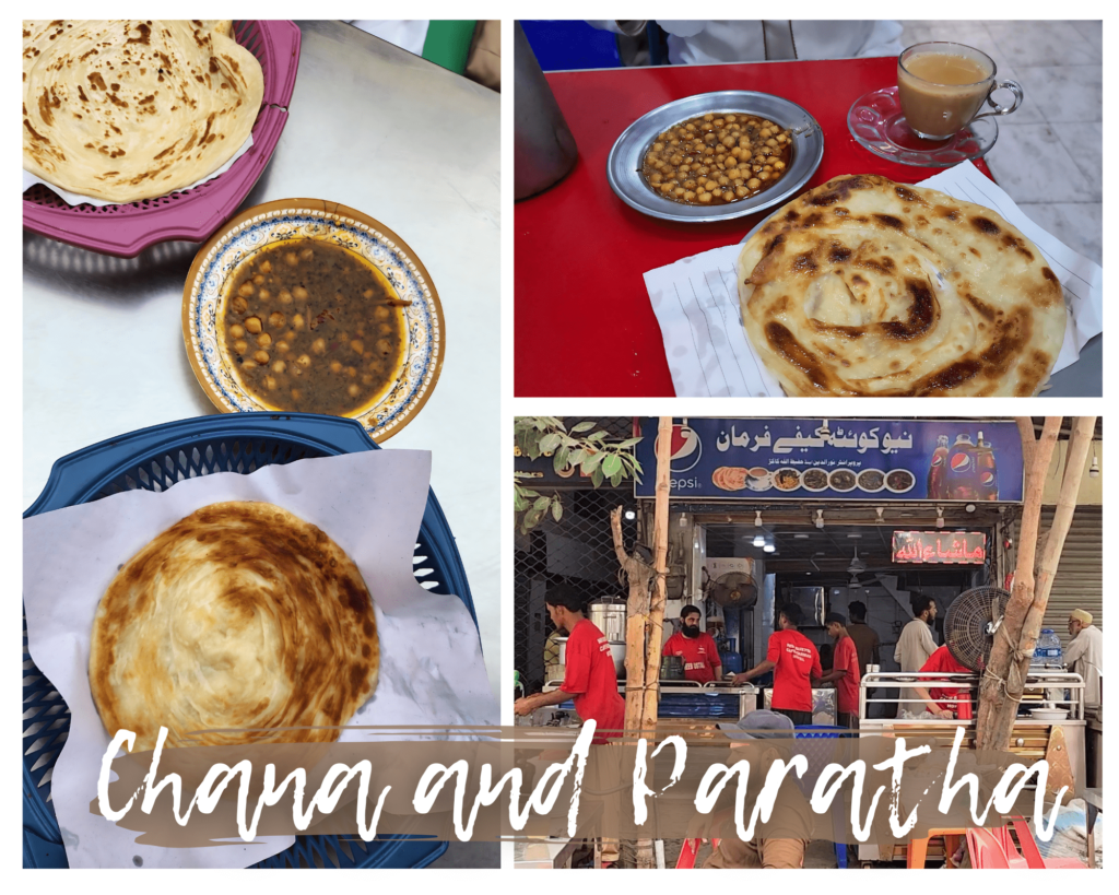 Karachi chana paratha