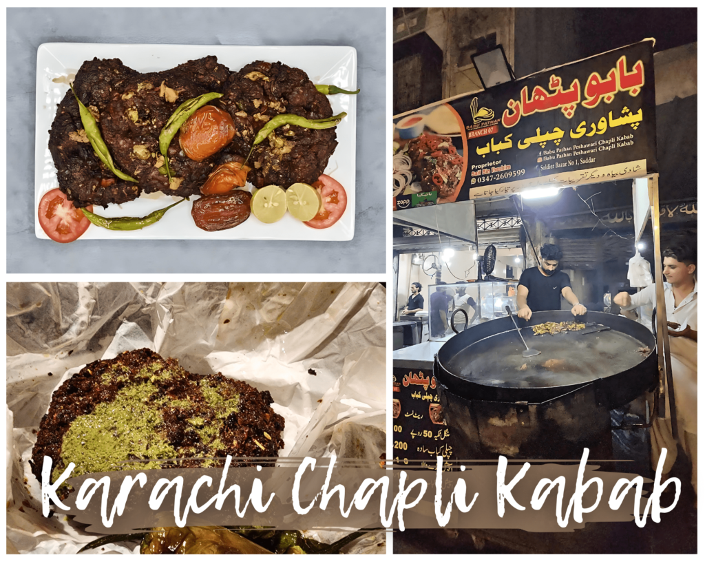 Karachi chapli kabab