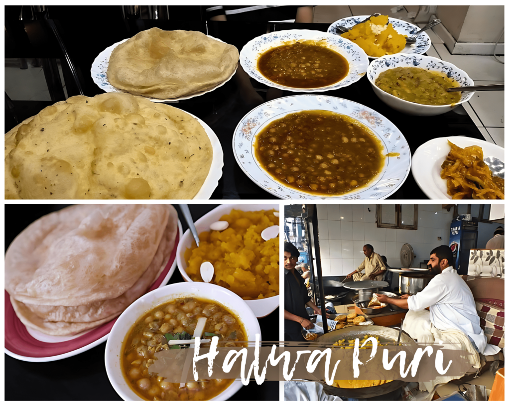 Karachi halwa puri